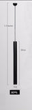 Modern LED Suspension in Cylinder Tube - BALLET