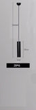 Modern LED Suspension in Cylinder Tube - BALLET