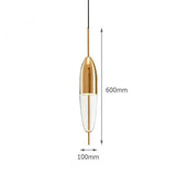 Suspension Moderne LED en Verre en Forme de Larme - FLOAT