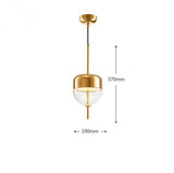 Suspension Moderne LED en Verre en Forme de Larme - FLOAT