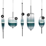 Suspension Moderne LED en Verre en Forme de Larme - FLOAT