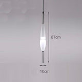 Suspension Moderne LED en Verre en Forme de Larme - FLOAT