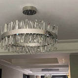 Luxury Modern Round Crystal Pendant