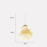 Suspension en forme de Lune Mini et Géante Ø15, 25, 40, 60 cm