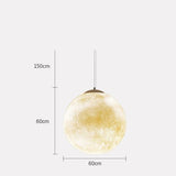 Suspension en forme de Lune Mini et Géante Ø15, 25, 40, 60 cm