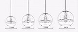 Suspension Nordique Sphérique en Verre