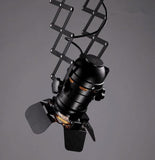 Suspension Spot Industrielle avec Volets Rétractables