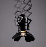 Suspension Spot Industrielle avec Volets Rétractables