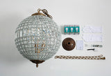 Suspension Luxe Sphérique en Cristal - MAHAL