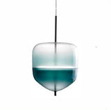 Suspension Colorée en Bleu/Blanc Radiant
