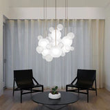 Suspension avec Globes en Verre Dépolis, Suspension Originale - ANNOUK