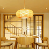 Suspension en Cage de Bambou 50 cm E27 - LINNA