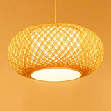 Suspension en Cage de Bambou 50 cm E27 - LINNA