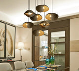 Suspension Design Coquillage de Bambou pour Salle à Manger - ABEBA
