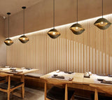 Suspension Design Coquillage de Bambou pour Salle à Manger - ABEBA
