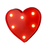 Veilleuse LED Chapiteau Alphabet en Plastique