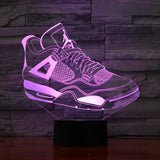 Veilleuse USB Multicolore Sneaker Chaussures Illusion 3D