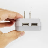 Veilleuse avec Capteur de Lumière Secteur avec Double Port USB