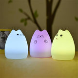 Veilleuses Chats Rechargeables USB