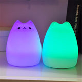 Veilleuses Chats Rechargeables USB