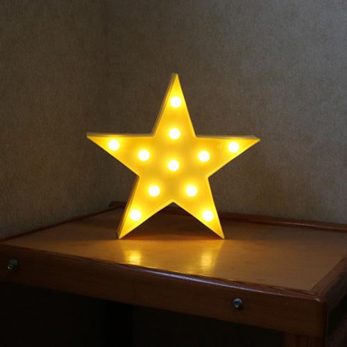Veilleuses Lune Etoile Nuage en Plastique