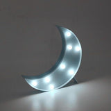 Veilleuses Lune Etoile Nuage en Plastique