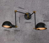 Double Head Industrial Wall Light - OCTAVIA