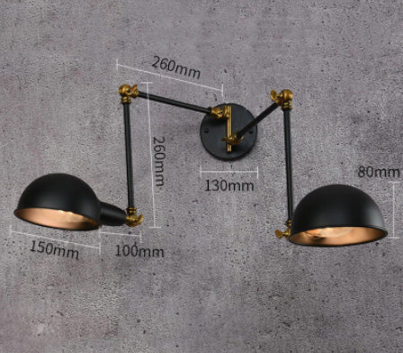 Double Head Industrial Wall Light - OCTAVIA