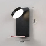 Tablette avec Lampe LED et Prise USB pour Chambre, Hôtel - GALLIA