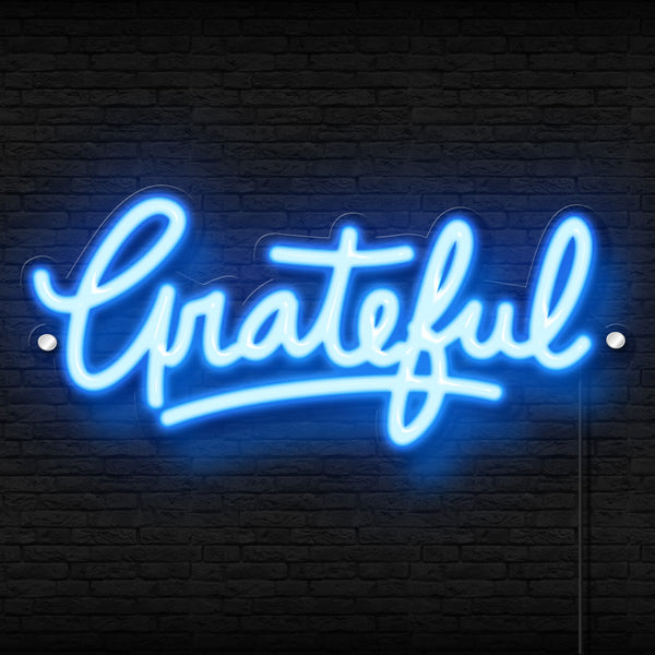 Néon LED - Grateful* Création originale