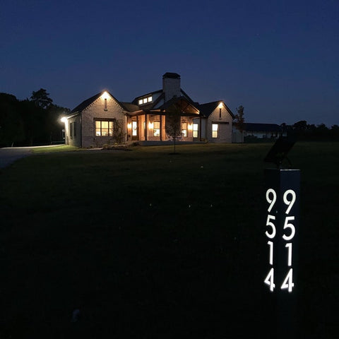 Letrero con luz solar LED, impermeable personalizado personalizado