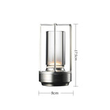 Lampe de Table Rechargeable Sans Fil Design Noir, Or, Argent - GOSHU