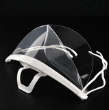 Mascarilla Protectora de Barbilla Transparente para Catering, Salón de Belleza... - Pack de 10