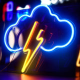 Néon décoratif LED USB - Nuage orageux