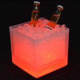 Seau à Glace Lumineux Transparent à LED