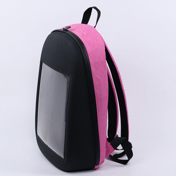 Sac à Dos avec Écran LED Dynamique Wifi Controlable à Distance