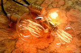 Ampoules Incandescentes Vintage Edison A19 Spiral G80 T10 T185 ST58 ST64 40W E27