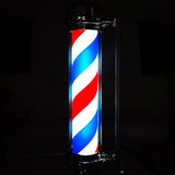 Poteau de Coiffeur Lumineux à Rotation Automatique 95 cm