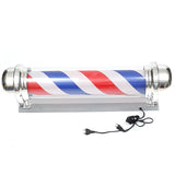 Poteau de Coiffeur Lumineux à Rotation Automatique 95 cm