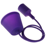 Suspension Filaire Moderne Colorée en Silicone E27 - HELMA