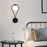 Applique Murale Luxe Minimaliste avec Globe en Verre 41 cm - AGDE
