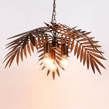 Suspension Feuille de Palmiers en Bronze E27 - BARACOA