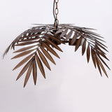 Suspension Feuille de Palmiers en Bronze E27 - BARACOA