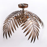 Suspension Feuille de Palmiers en Bronze E27 - BARACOA