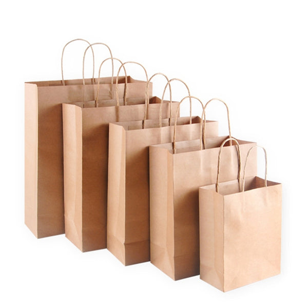 Sac Papier Emballage Kraft lot de 5 et 10 pcs