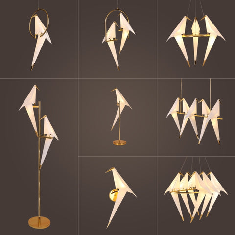 Modern Design LED Pendant Lights and Wall Lights - ORIGAMI BIRDS