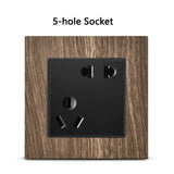 Interrupteurs en Bois et Laiton style Vintage - ASPEN