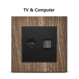 Interrupteurs en Bois et Laiton style Vintage - ASPEN