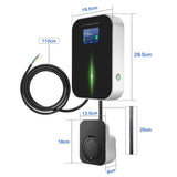 Station de Charge Murale 16A, Type 2, Wallbox EV, EVSE norme IEC 62196-2 pour Audi Mercedes-Benz, Hyundai, ...