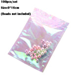Emballages Holographiques, Arc en ciel, Multi-couleur Lot de 100 Pcs